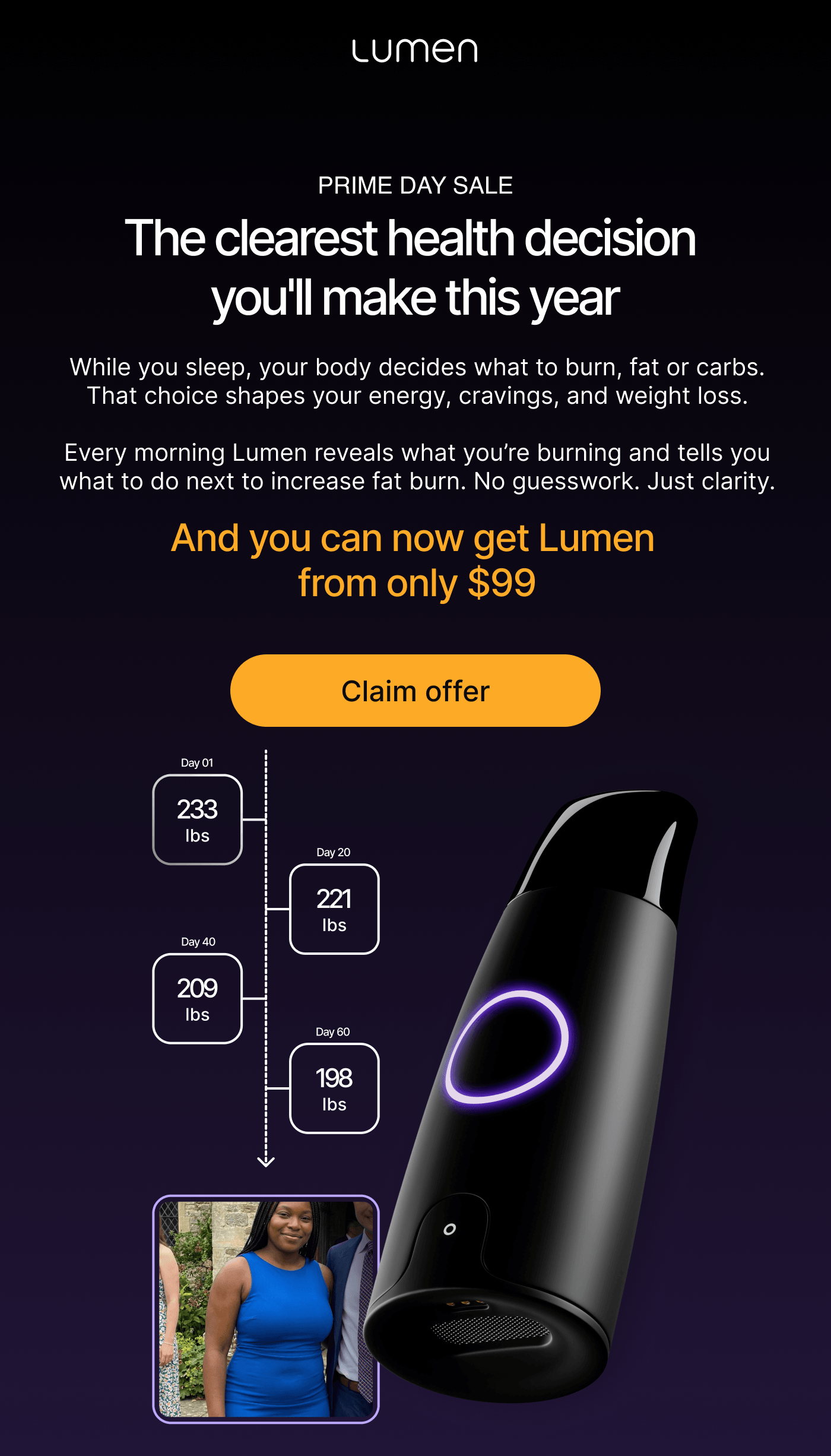 Prime Day Sale - The clearest health decision you'll make this year. Claim offer.