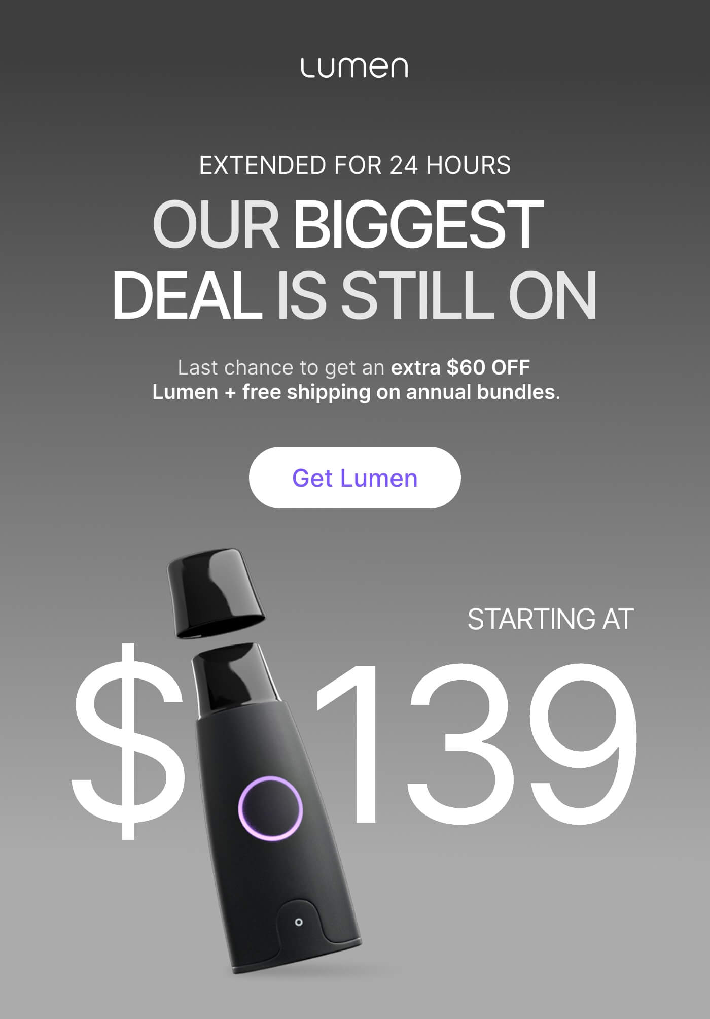 Our biggest deal is here
